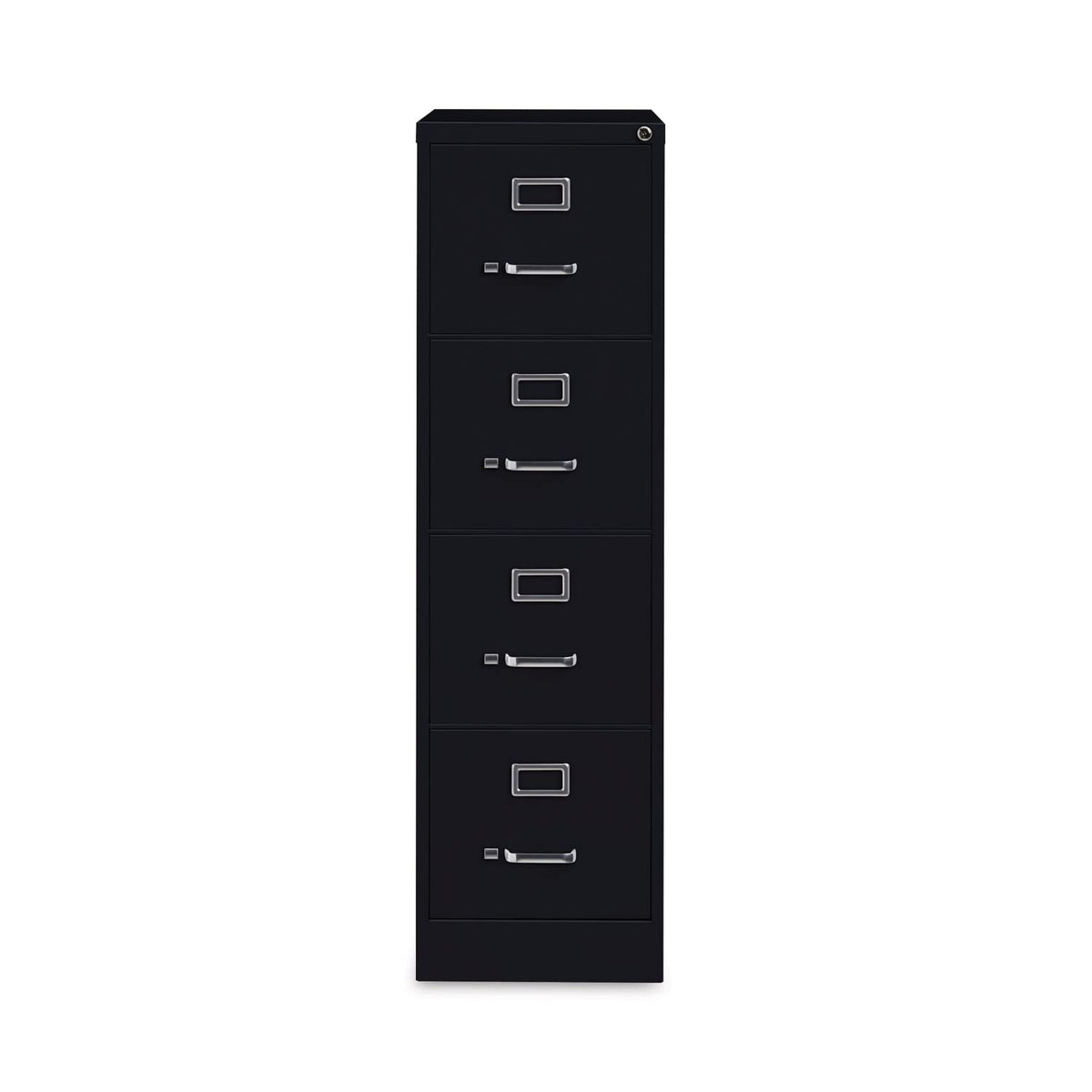 4 Drawer Vertical Letter File Cabinet in Black Z933146