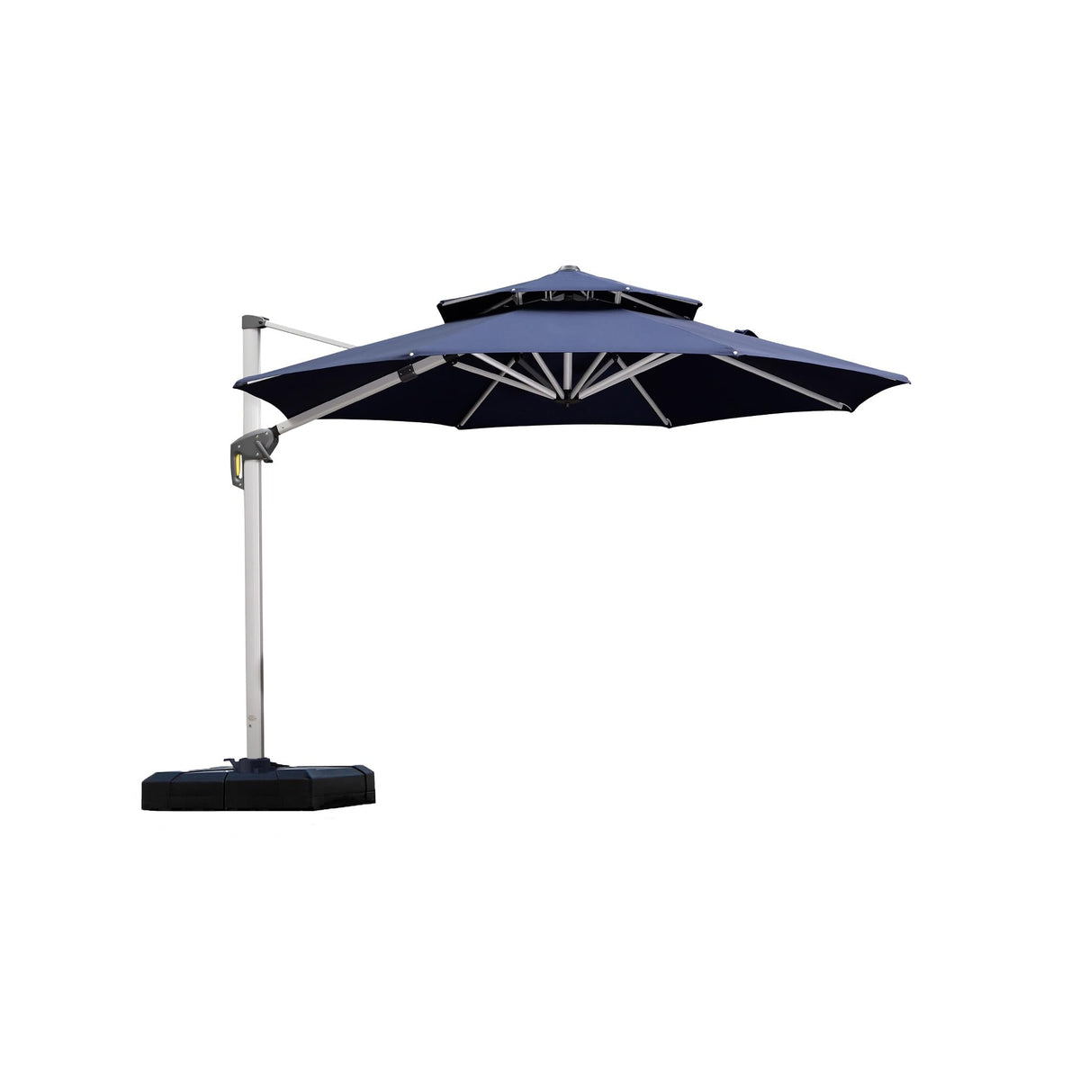 10 FT Navy Blue Cantilever Patio Umbrella I24176