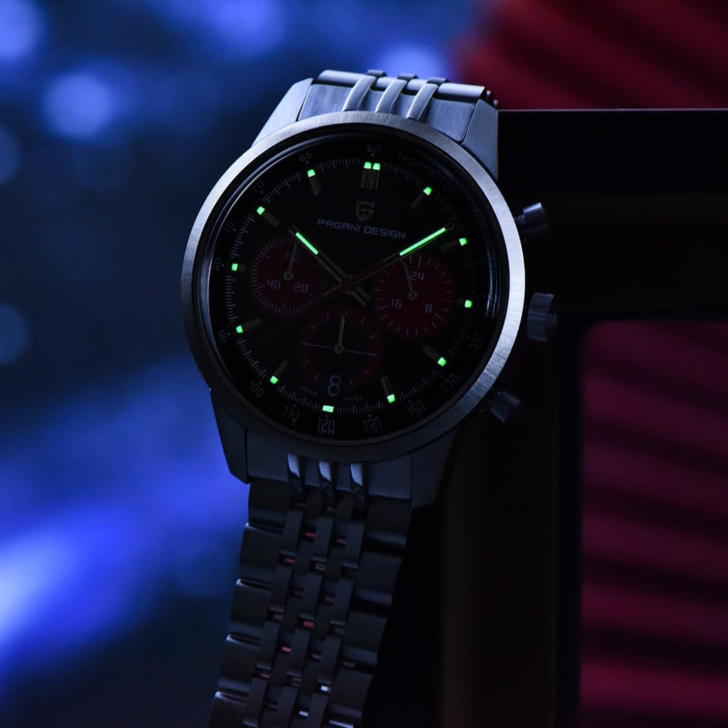 41MM Stainless Steel Chronograph Watch Z2387