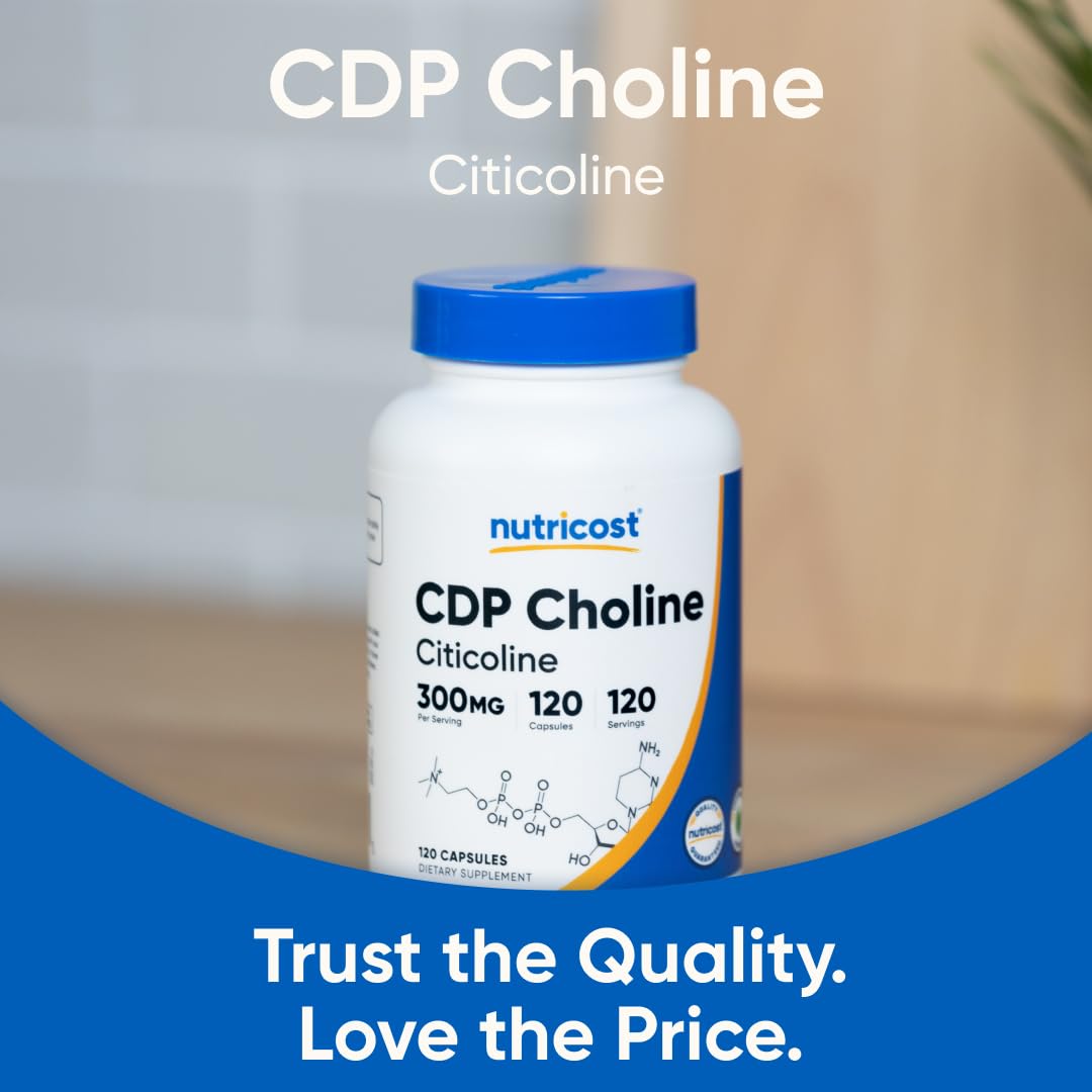 CDP Choline 300mg 120 Vegetarian Capsules M853815