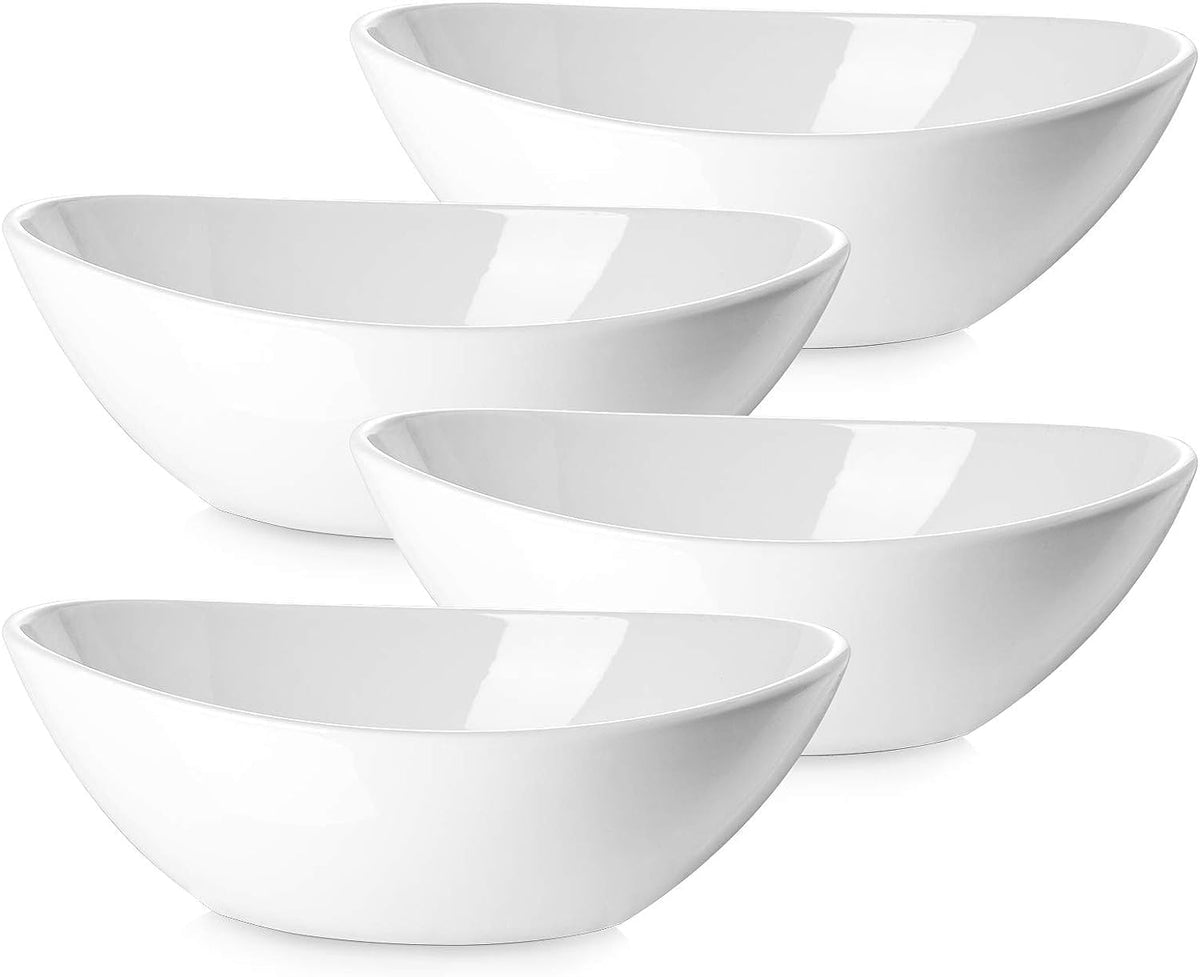9.25" Oval Serving Bowls Set of 4 O571