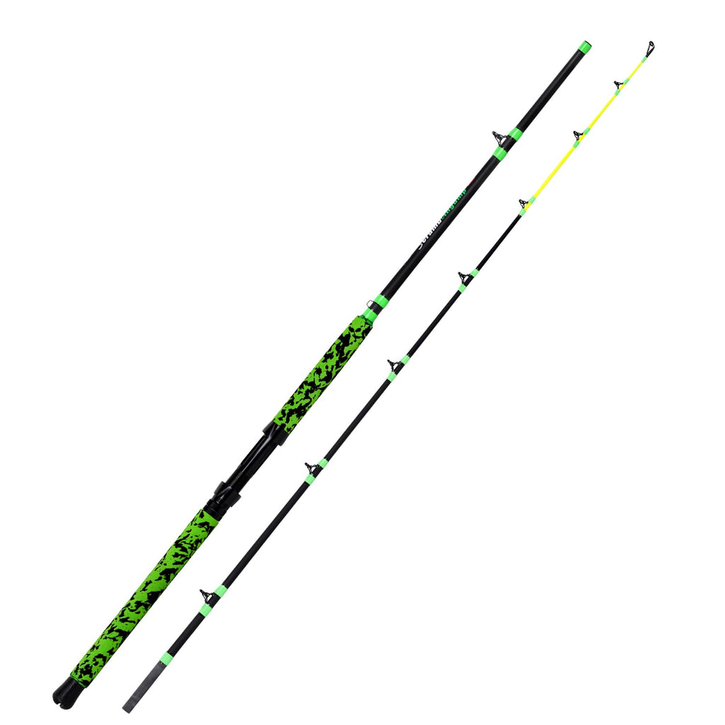 Green Catfish Fishing Rod 2 Piece V3140