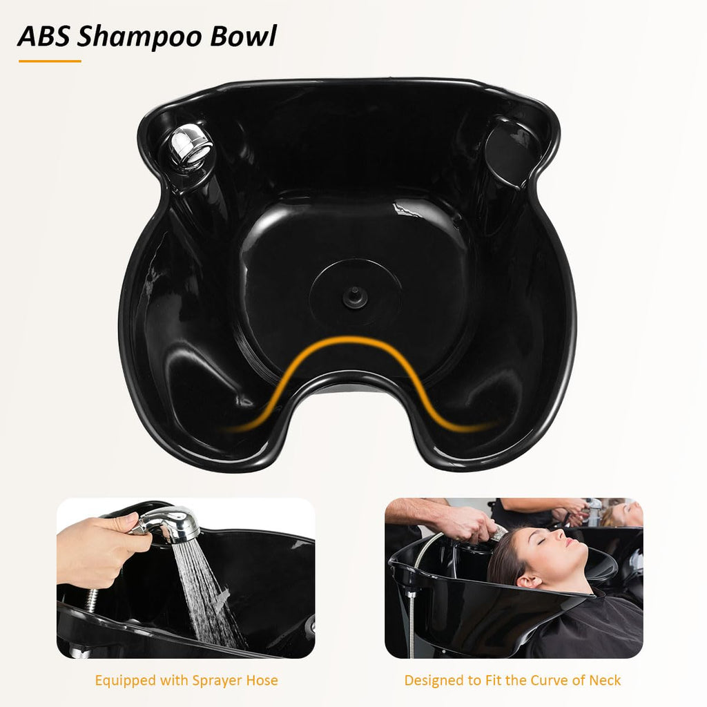 Portable Shampoo Bowl with Electric Pump K532