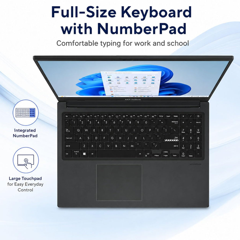 15.6" FHD Laptop AMD Ryzen 5 8GB RAM 512GB SSD A5996
