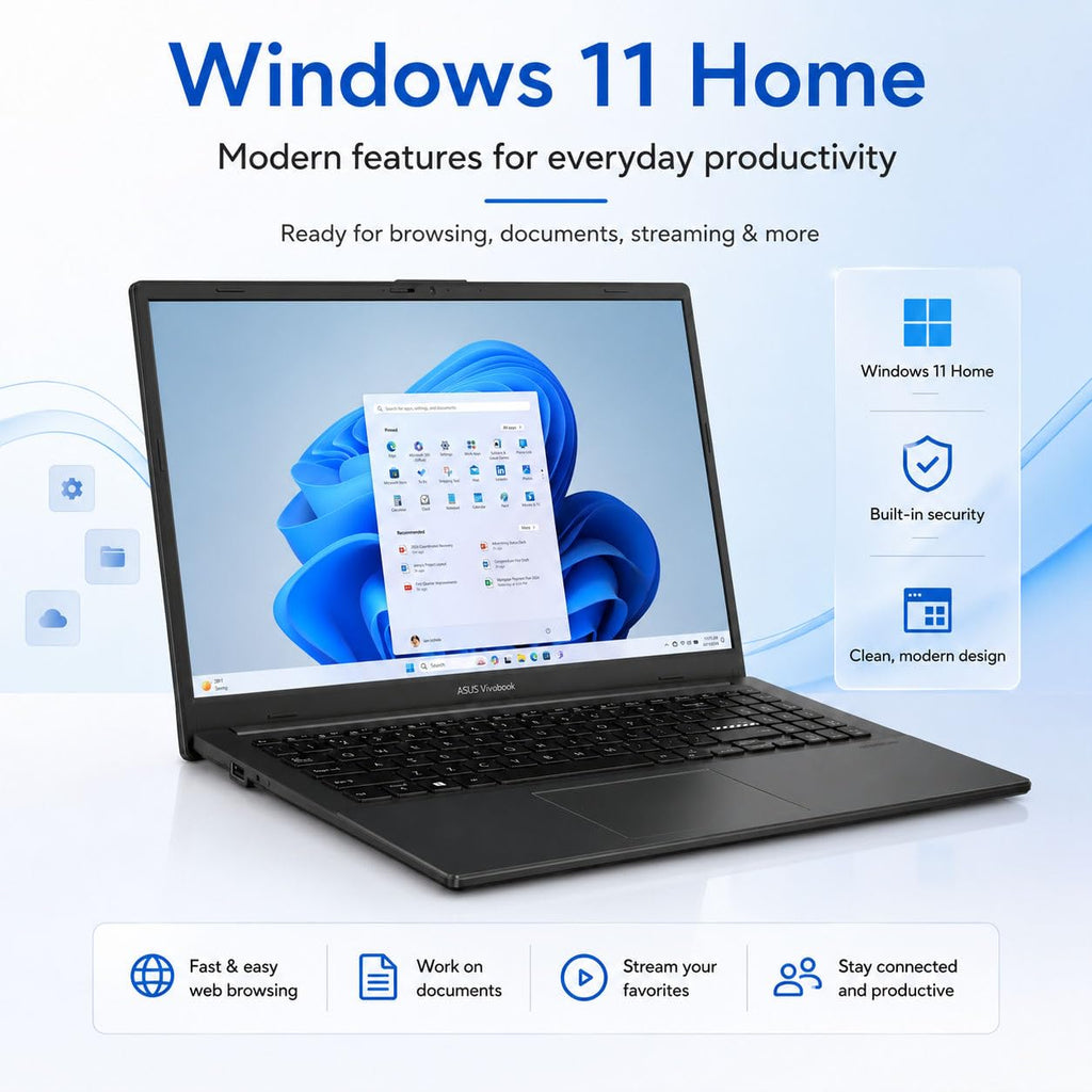 15.6" FHD Laptop AMD Ryzen 5 8GB RAM 512GB SSD A5996