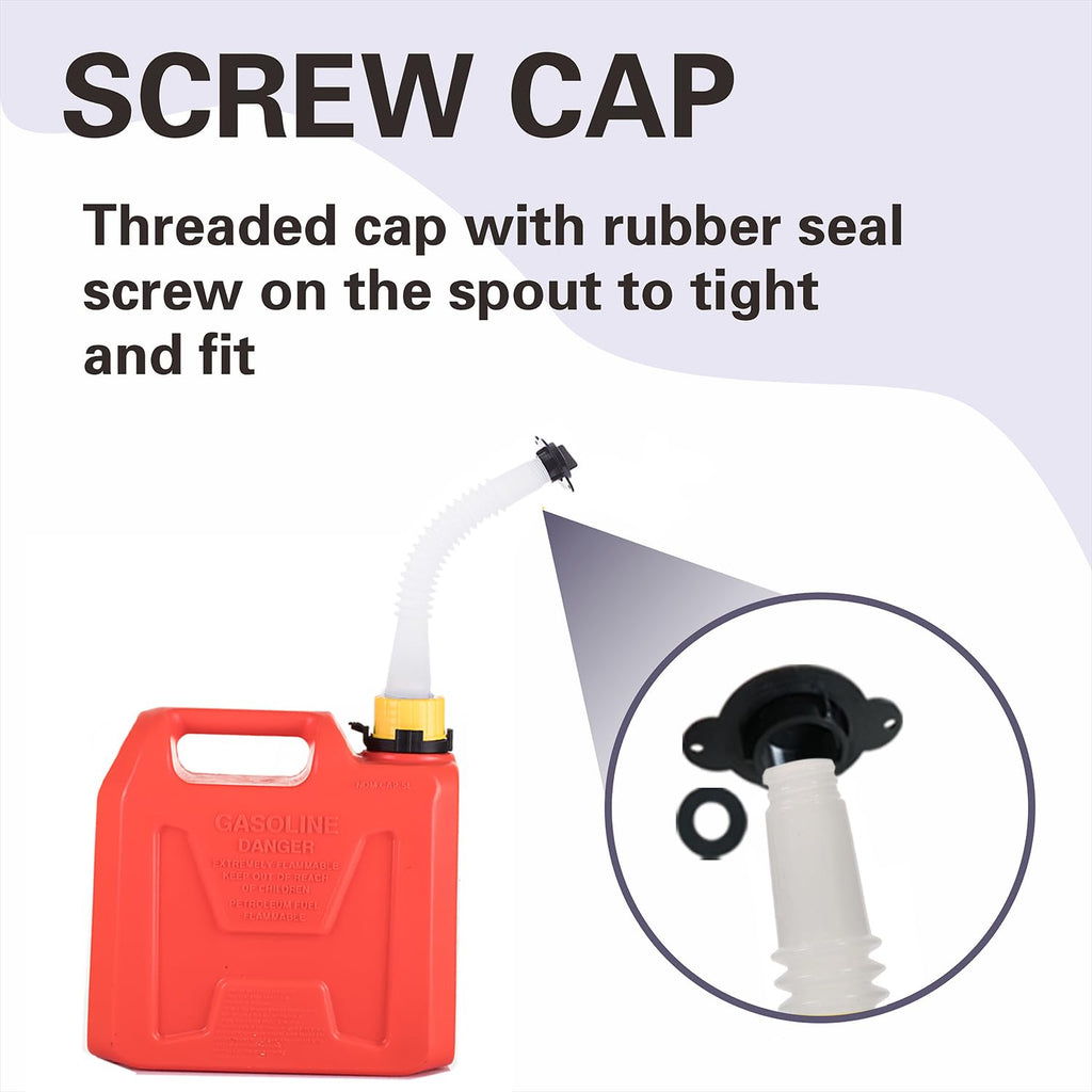 Gas Can Spout Replacement Kit with Flexible Pour Nozzle F521
