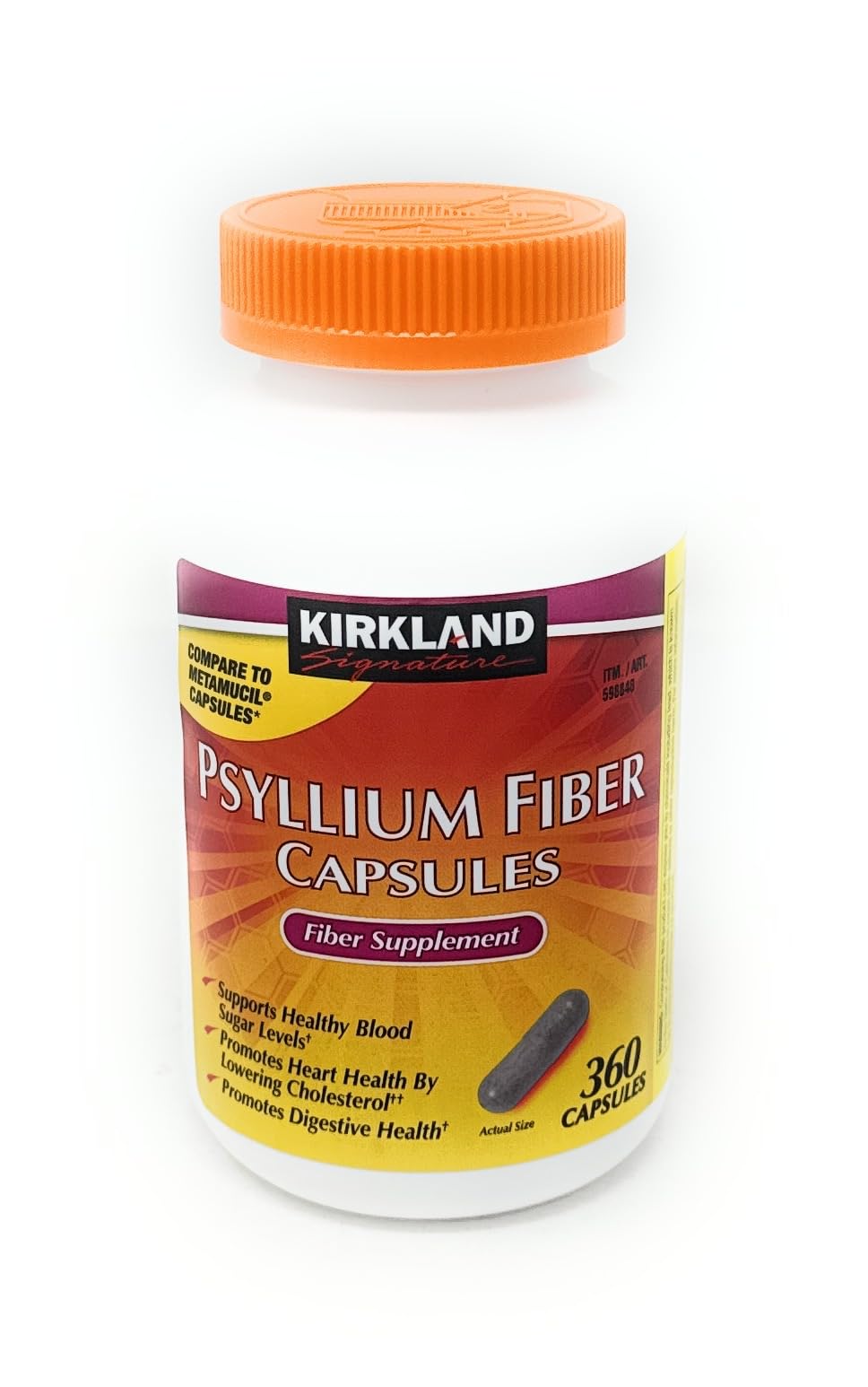 Fiber Supplement 360 Capsules B71851