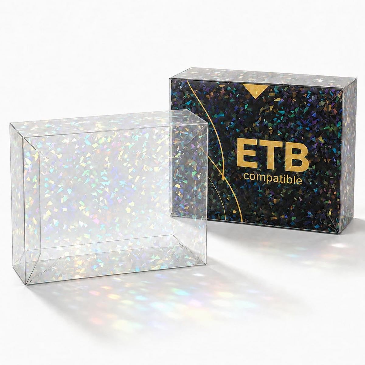 Holographic PET Plastic Elite Trainer Box Protector 20 Pack Y6868