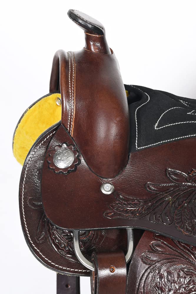 Dark Brown Leather Western Saddle N4103
