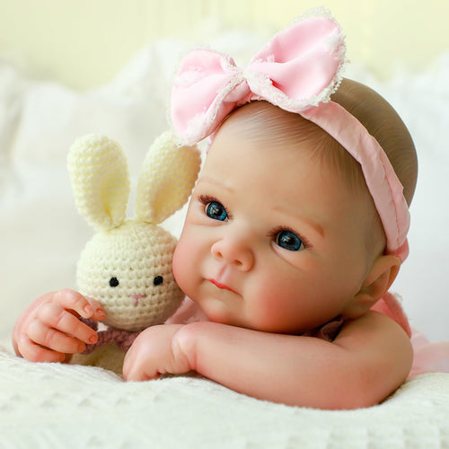 20 Inch Realistic Lifelike Newborn Baby Doll Girl with Vinyl Body P6580
