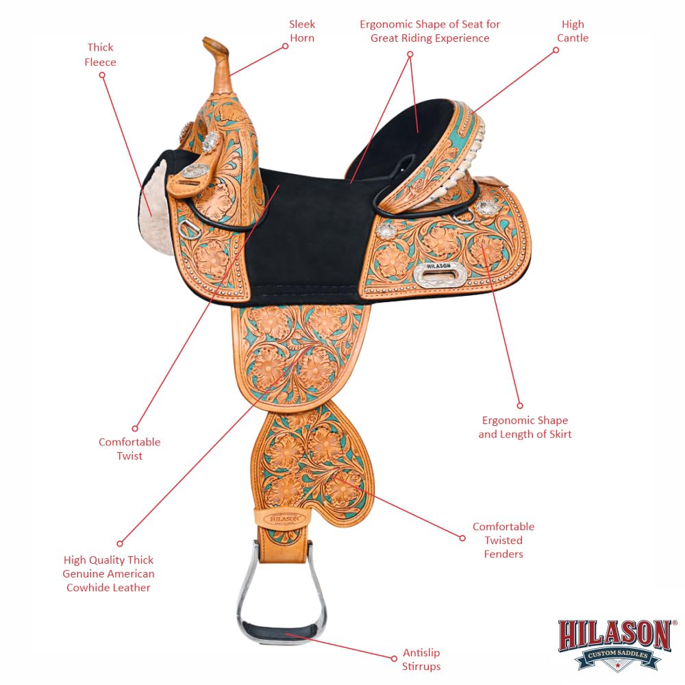 Child Treeless Western Saddle Tan Leather E135