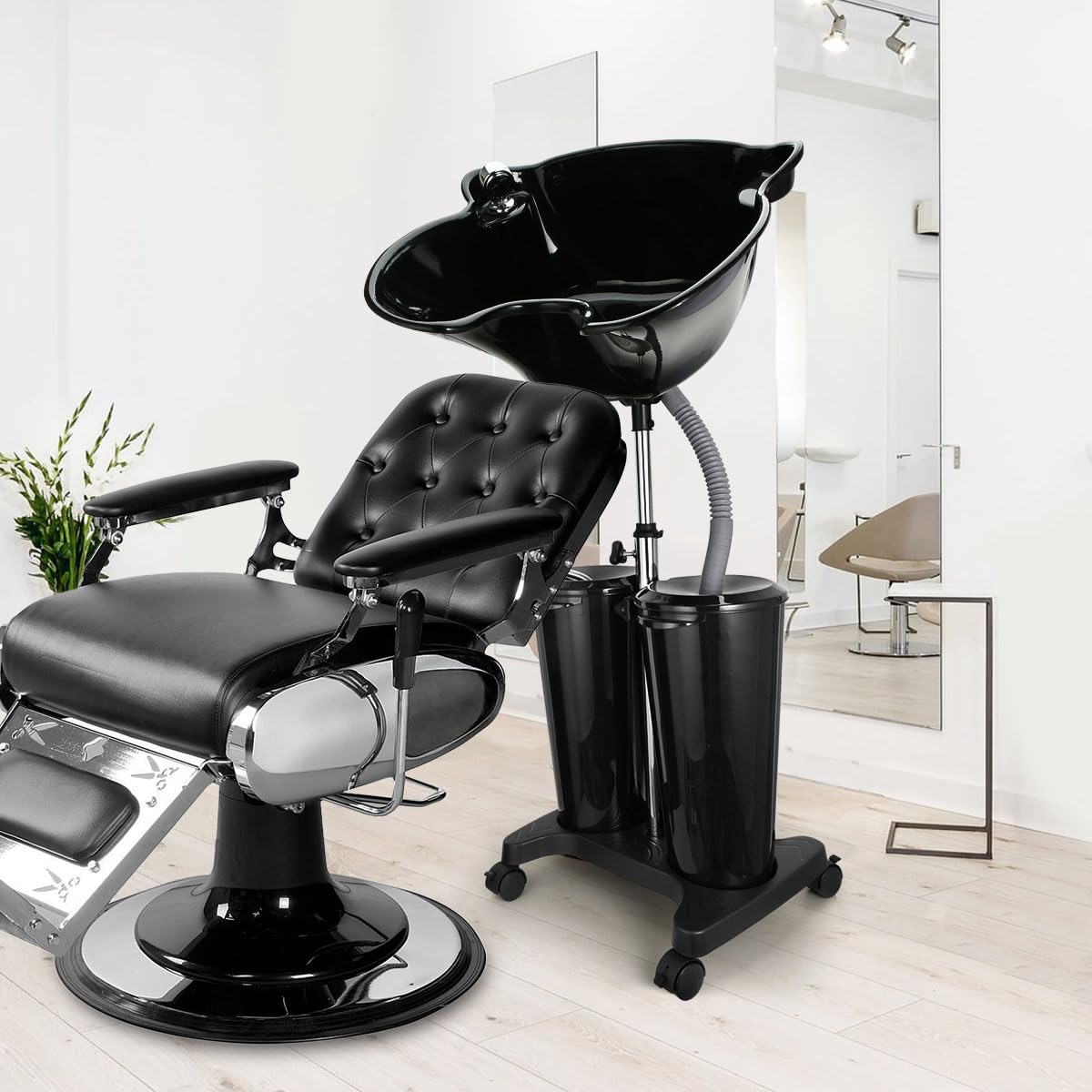 Portable Shampoo Bowl with Electric Pump K532