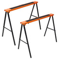 Folding Steel Saw Horses 2 Pack 275 lbs Capacity Q1569