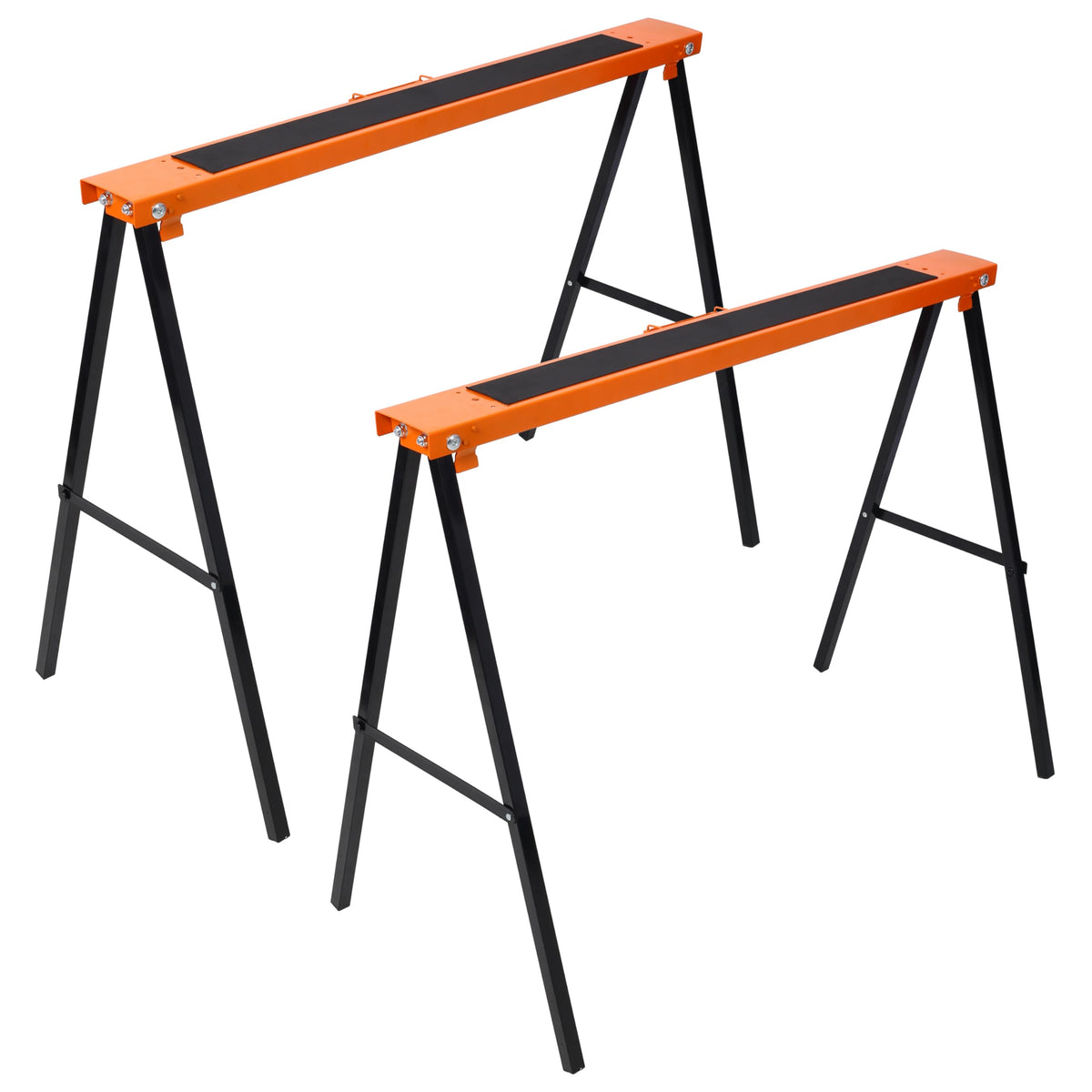 Folding Steel Saw Horses 2 Pack 275 lbs Capacity Q1569