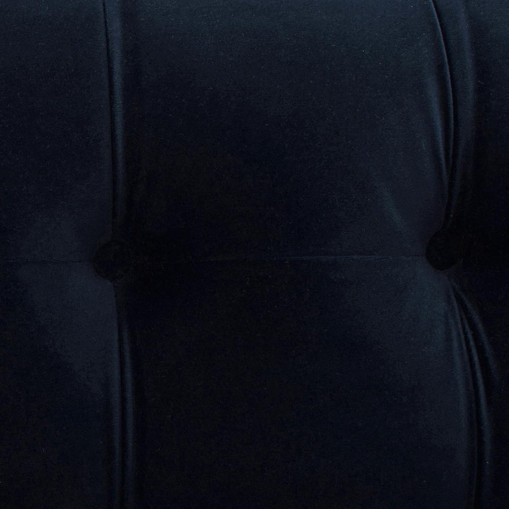 Dark Navy Blue Performance Velvet Tufted Sofa X625887