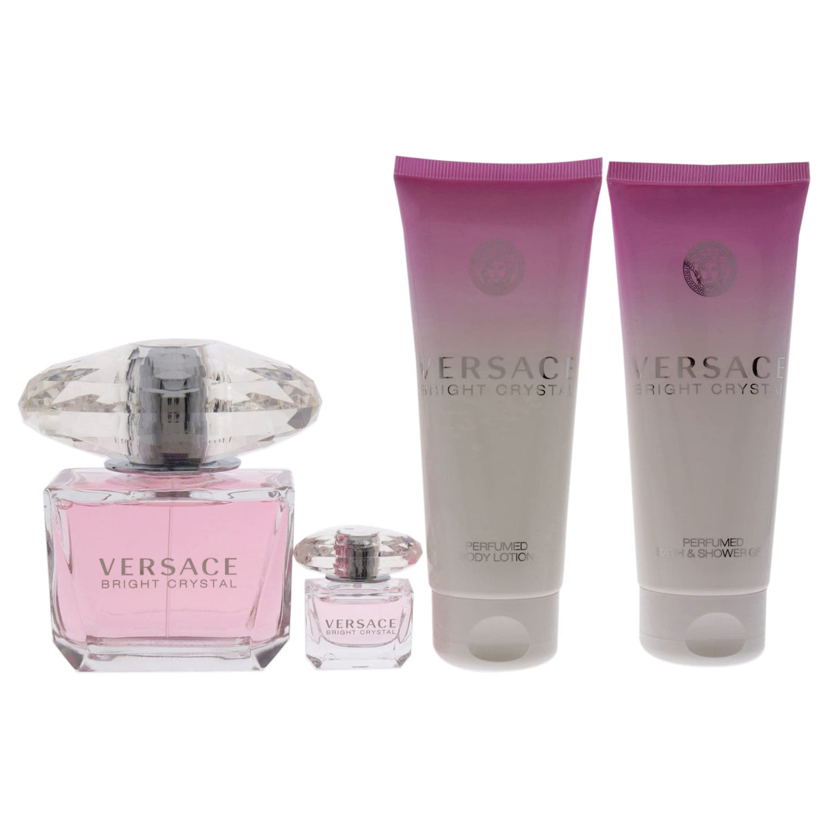 3 oz EDT Spray 3.4 oz Body Lotion Bath and Shower Gel 4 Pc Gift Set X32067