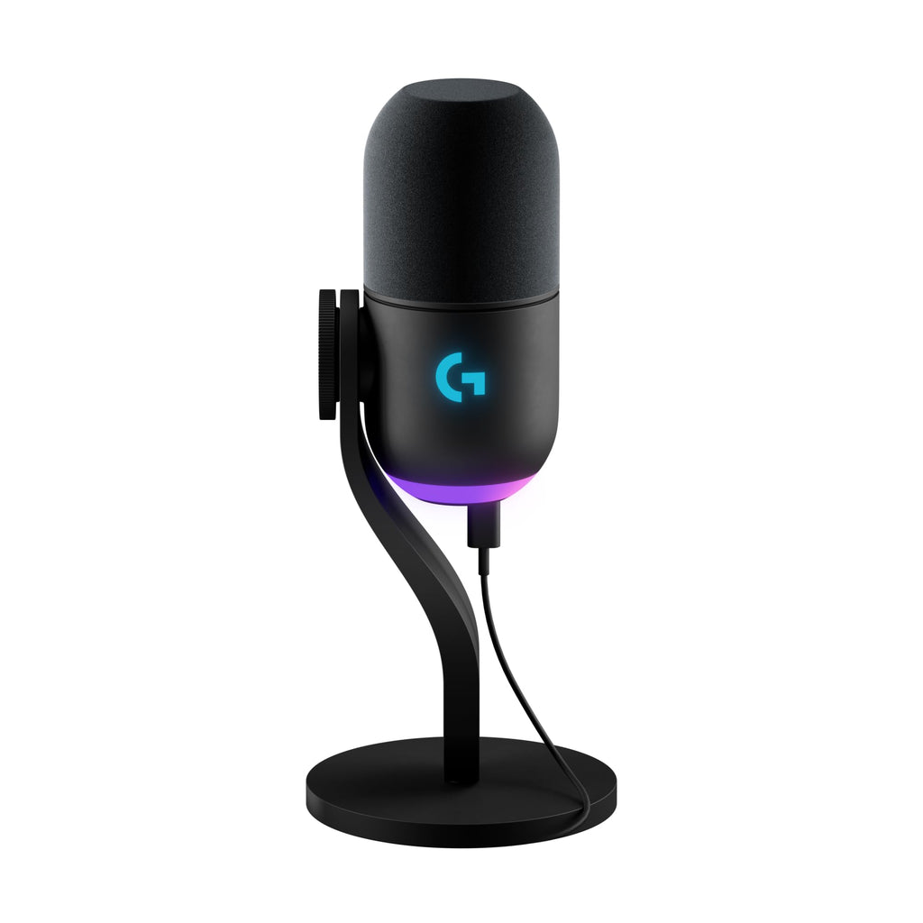 Black USB Dynamic Gaming Microphone A36558