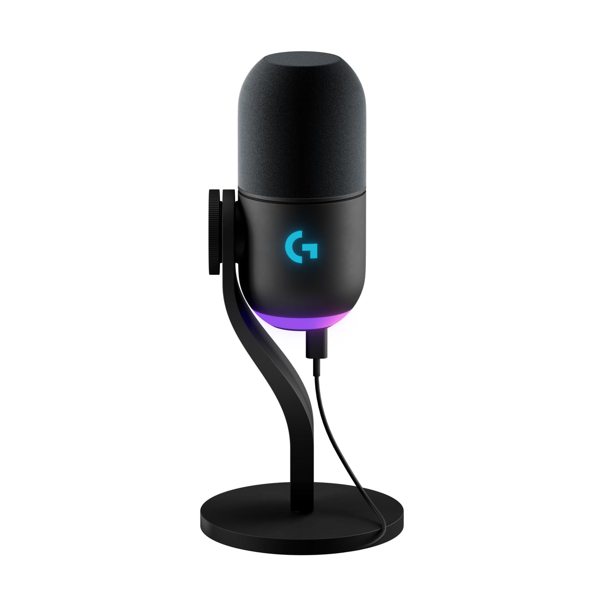 Black USB Dynamic Gaming Microphone A36558