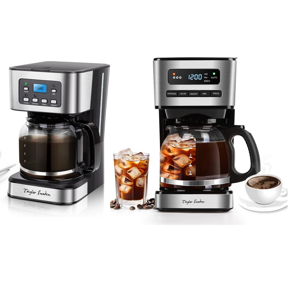Programmable 12 Cup Drip Coffee Maker Y2874