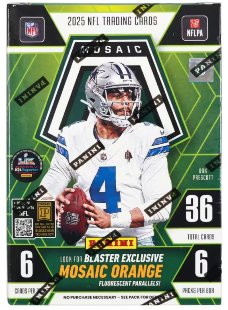 Football Trading Cards Blaster Box J525