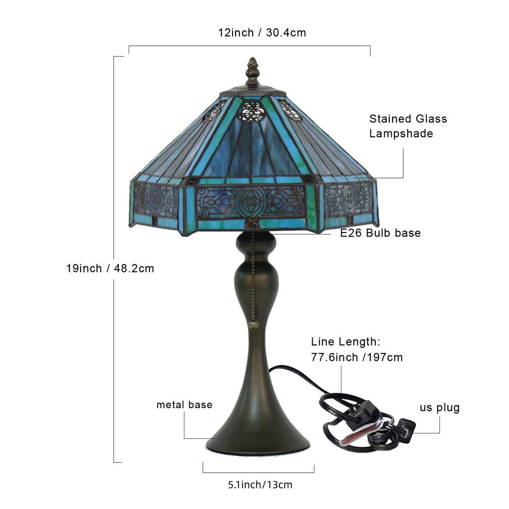 Stained Glass Table Lamp S581911