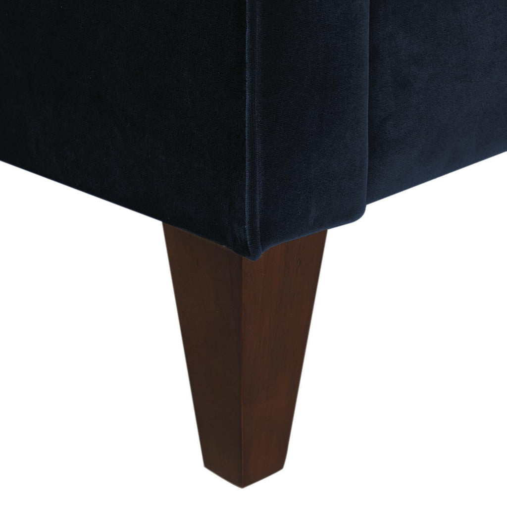 Dark Navy Blue Performance Velvet Tufted Sofa X625887