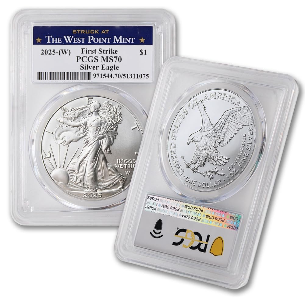 1 oz American Silver Eagle Coin MS-70 J876