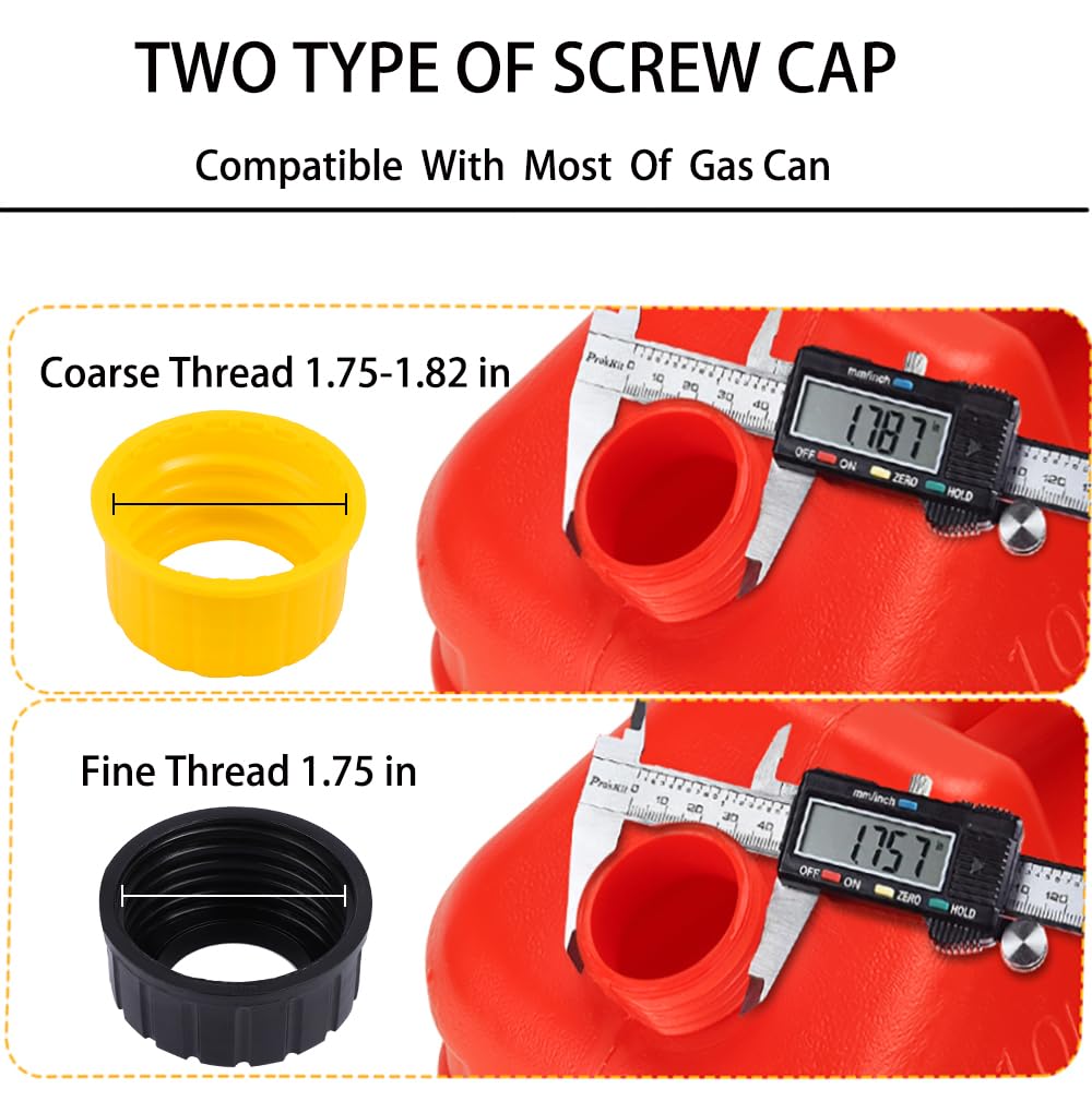 Gas Can Spout Replacement Kit with Flexible Pour Nozzle F521