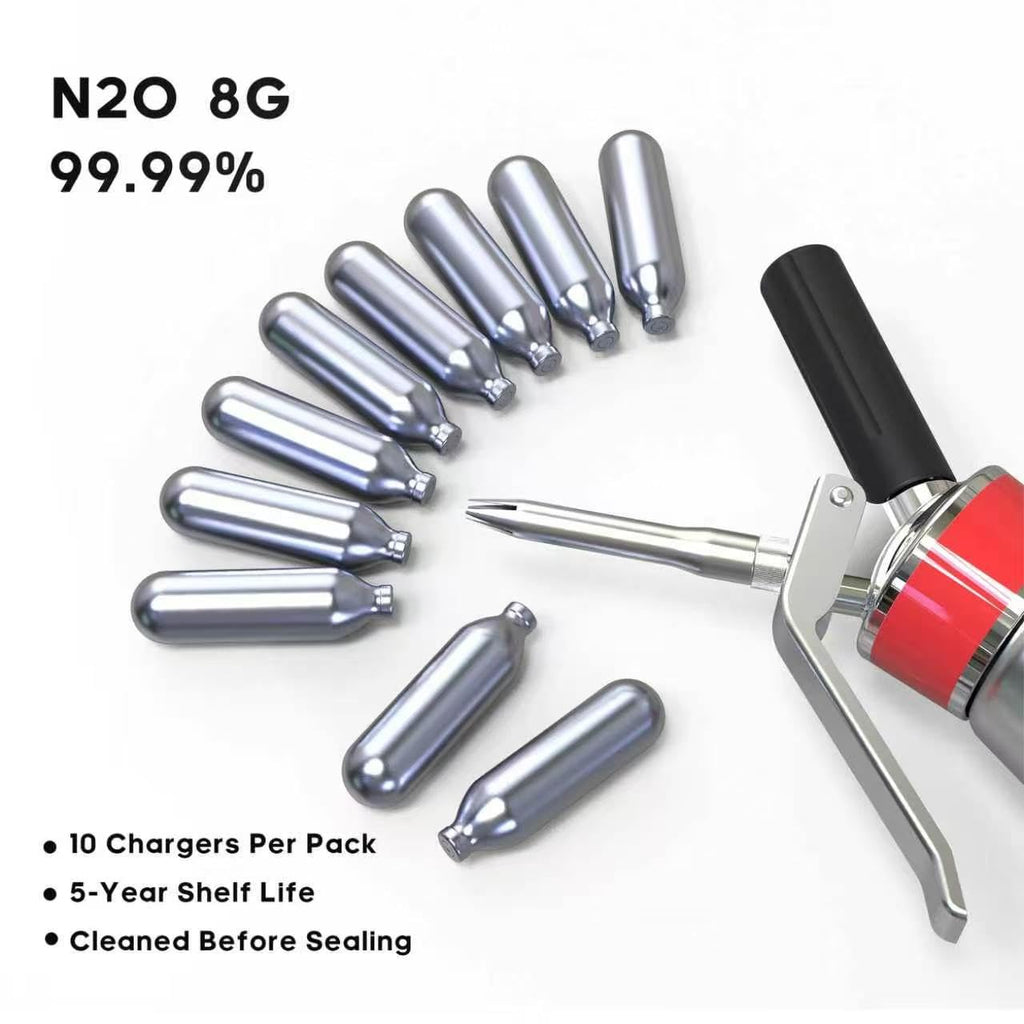 8g Whipped Cream Chargers 10-Pack F434