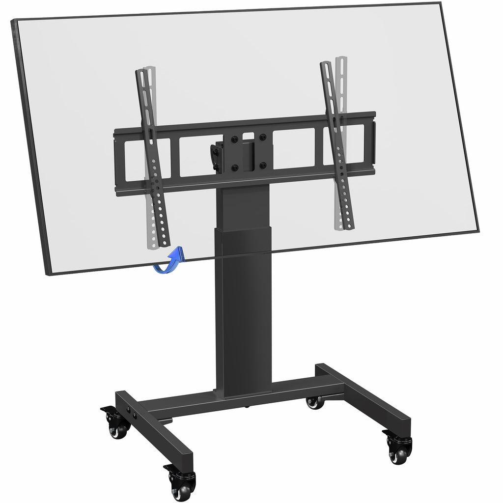 Low Height TV Cart for 32 to 75 inch Screens, Black Z8282