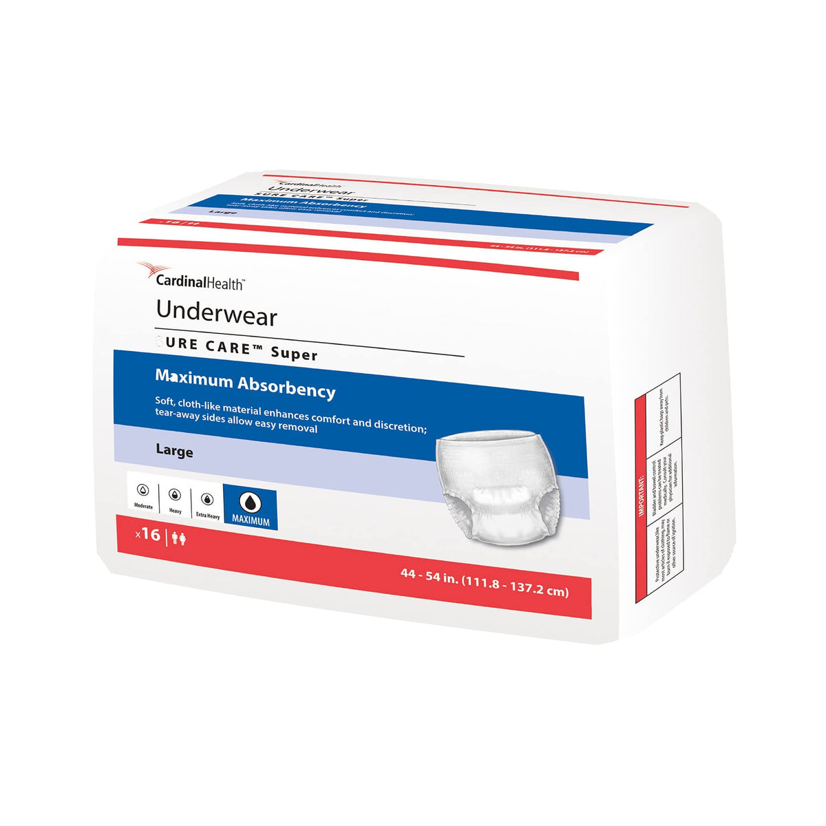 X-Large Disposable Absorbent Underwear Bag of 12 P557218
