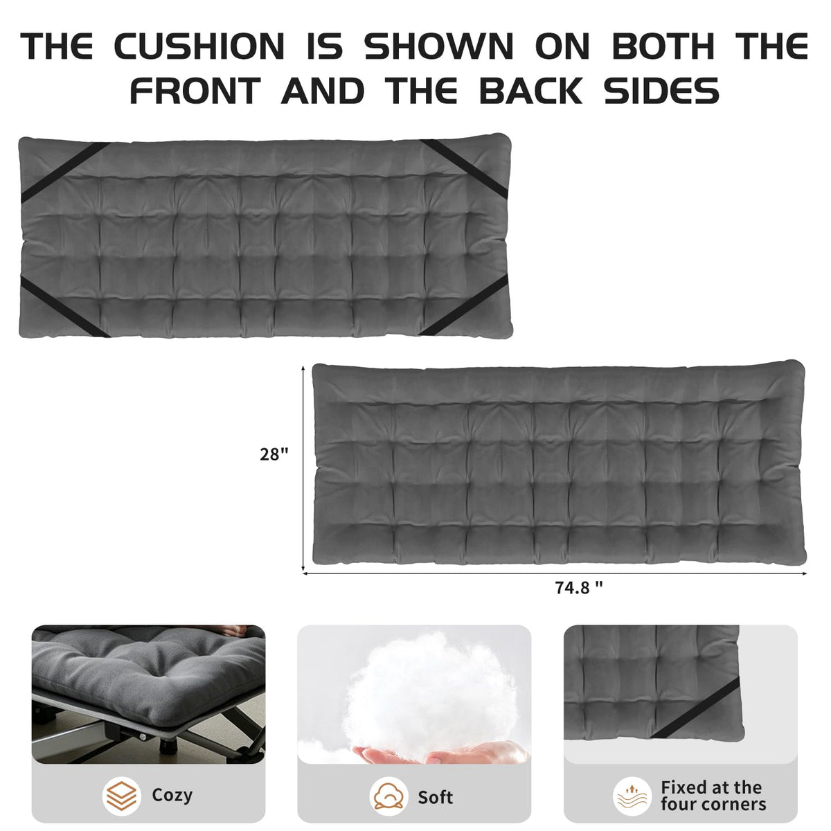 Camping Cot with Mattress P74430