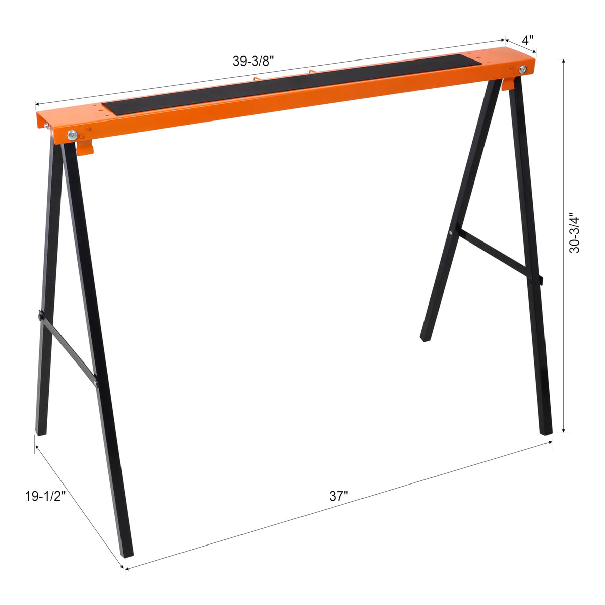 Folding Steel Saw Horses 2 Pack 275 lbs Capacity Q1569