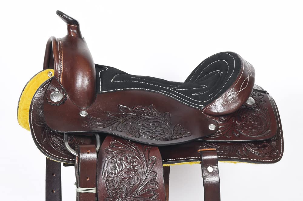 Dark Brown Leather Western Saddle N4103