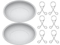 Silver Ash Catcher Pan for 22-inch Kettle Charcoal Grills C6442