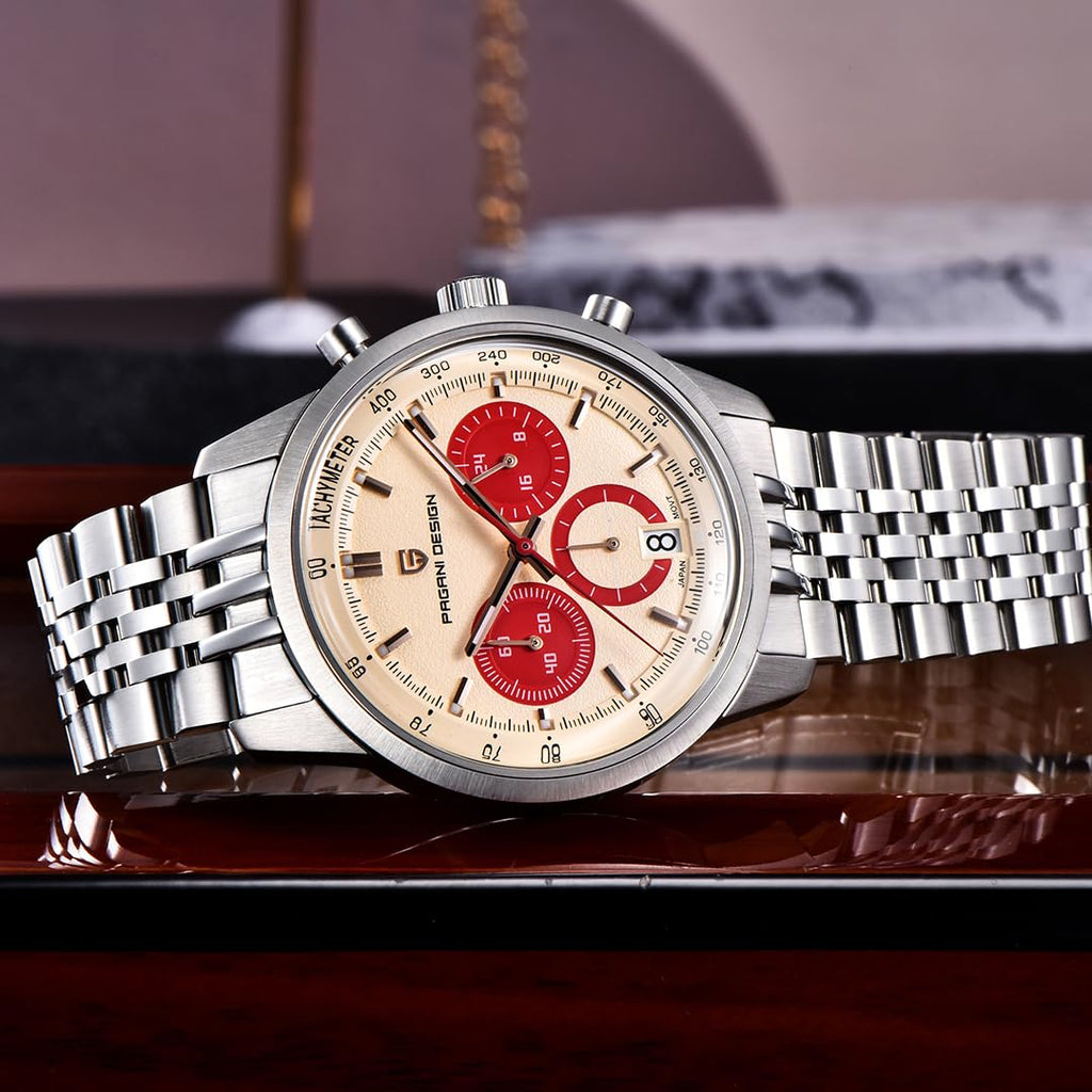 41MM Stainless Steel Chronograph Watch Z2387