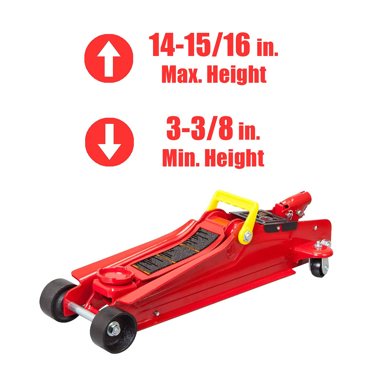 2.5 Ton Low Profile Trolley Floor Jack with Single Piston Quick Lift Pump R689