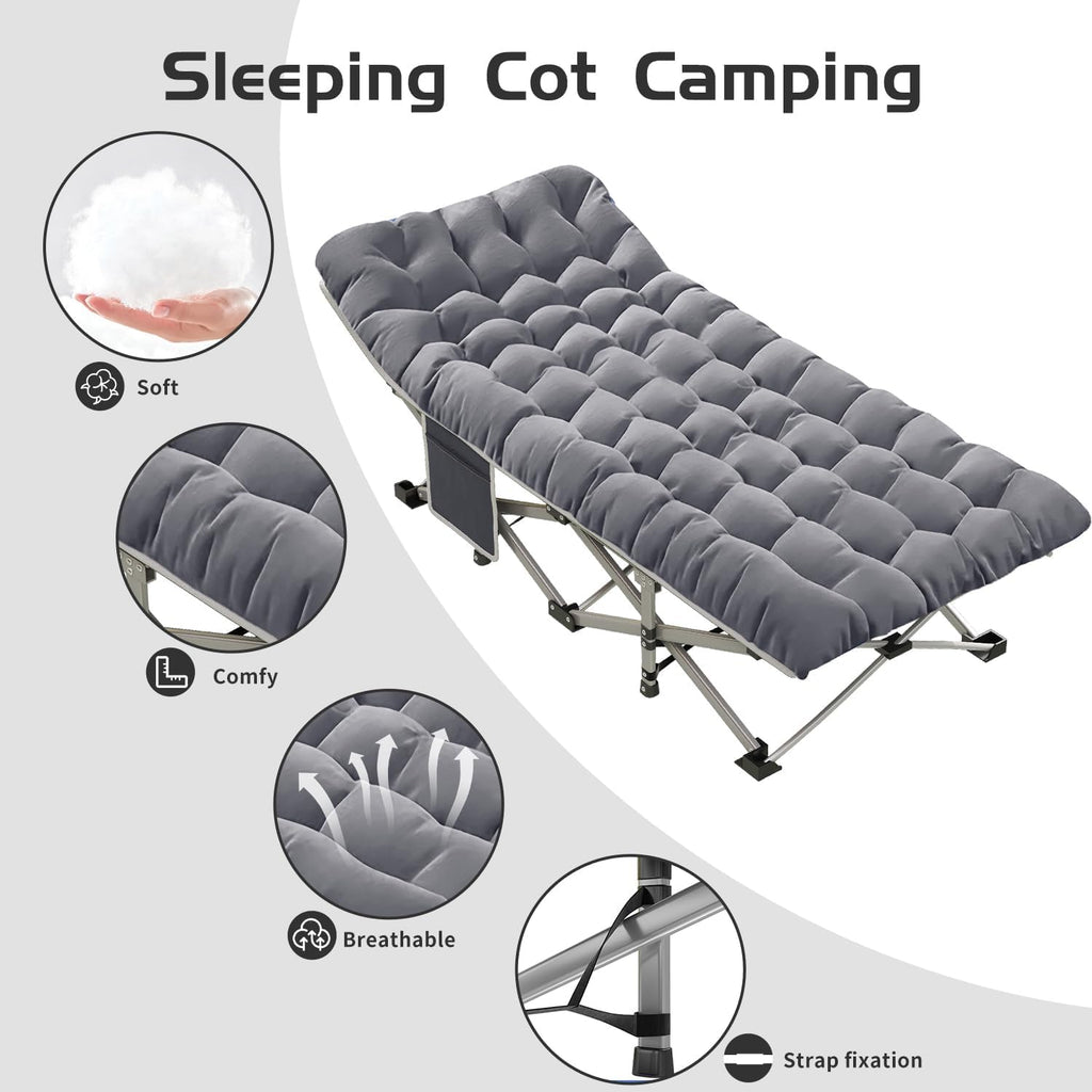 Camping Cot with Mattress P74430