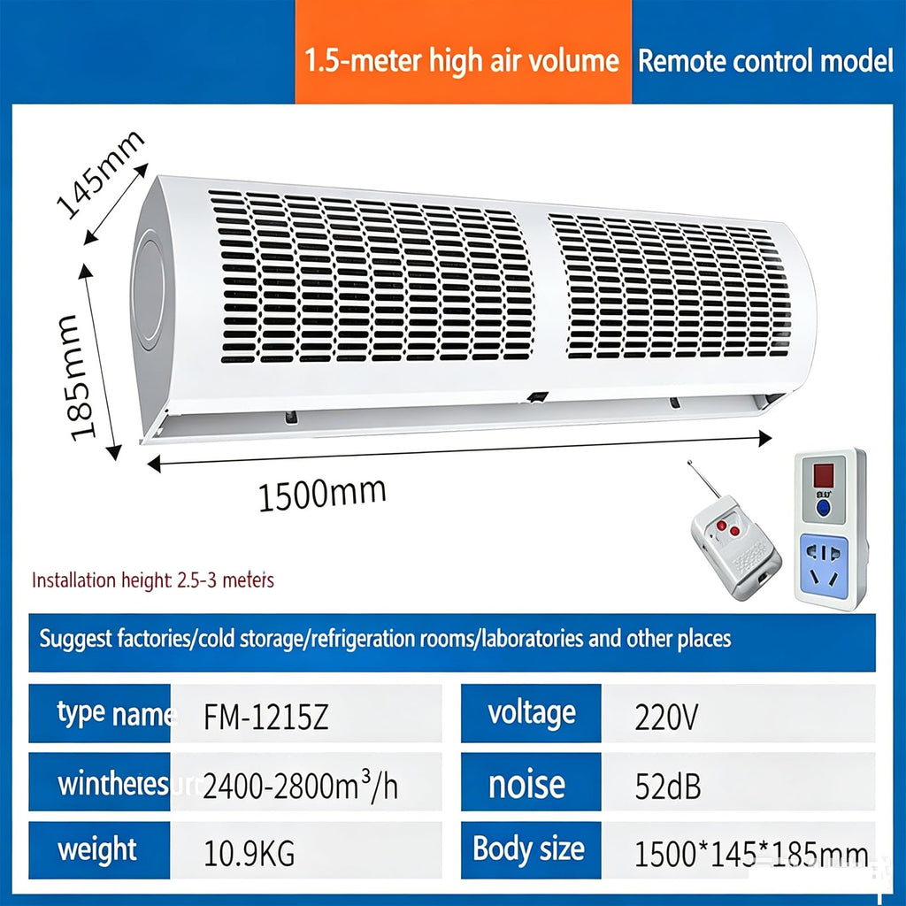 Commercial Air Curtain Blower with Remote Control T7977