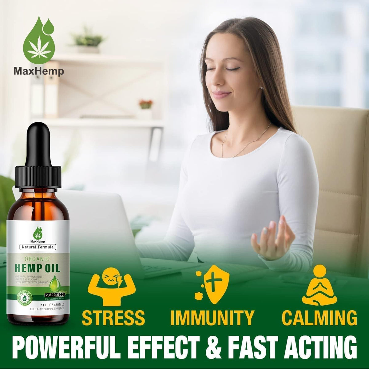 Organic Hemp Oil Tincture Y297