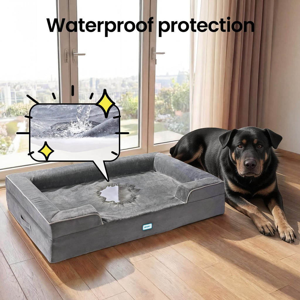 Extra Large Memory Foam Dog Bed V12205