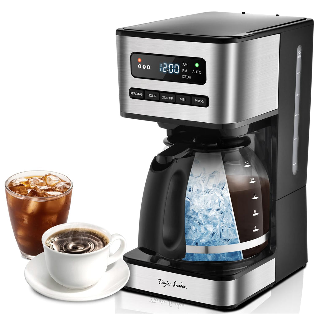 Programmable 12 Cup Drip Coffee Maker Y2874
