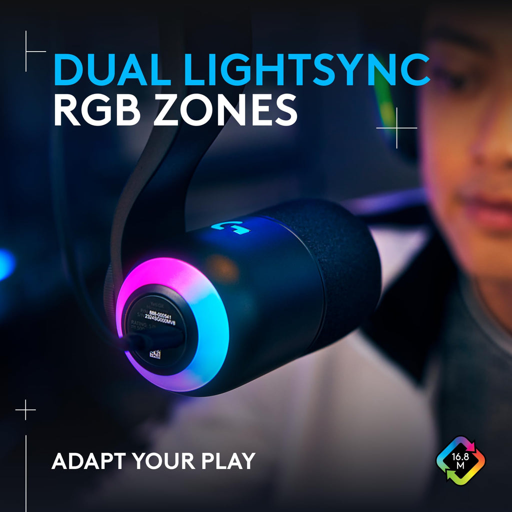 Black USB Dynamic Gaming Microphone A36558