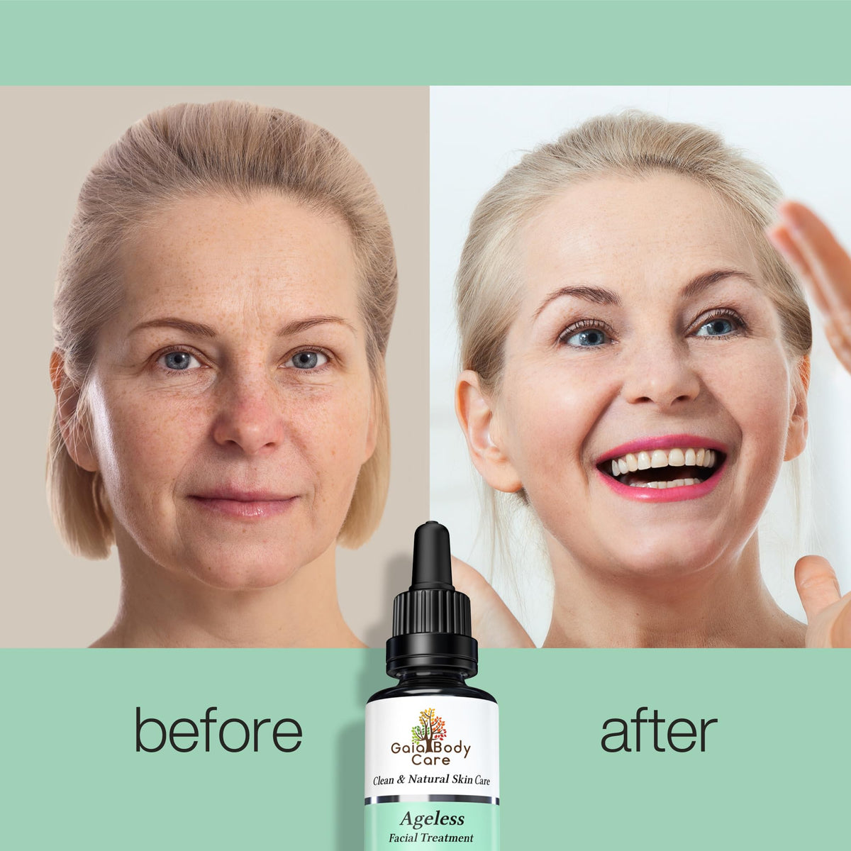 5% Bakuchiol Oil Organic Facial Oil 1oz Rose S2237