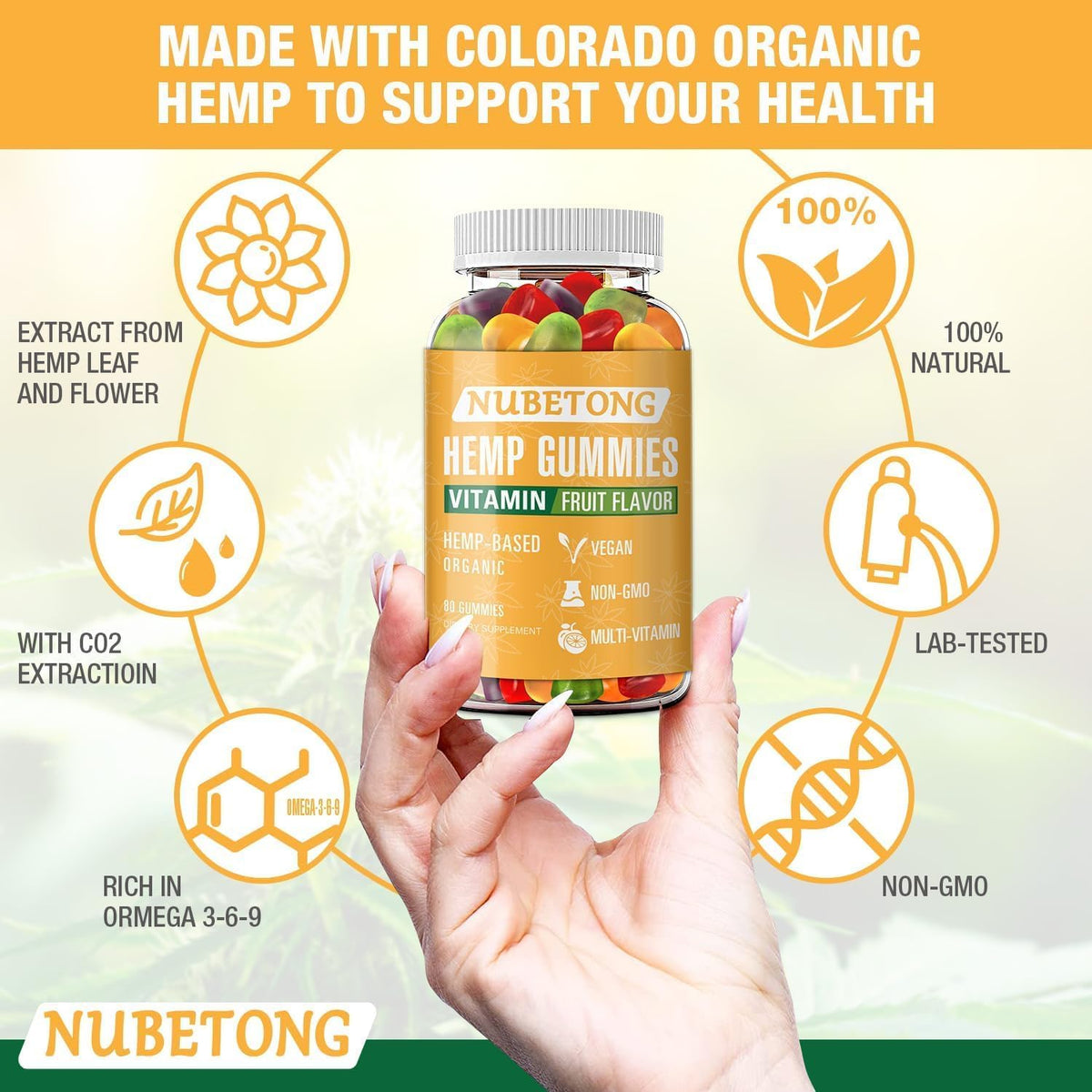 Organic Hemp Gummies C419