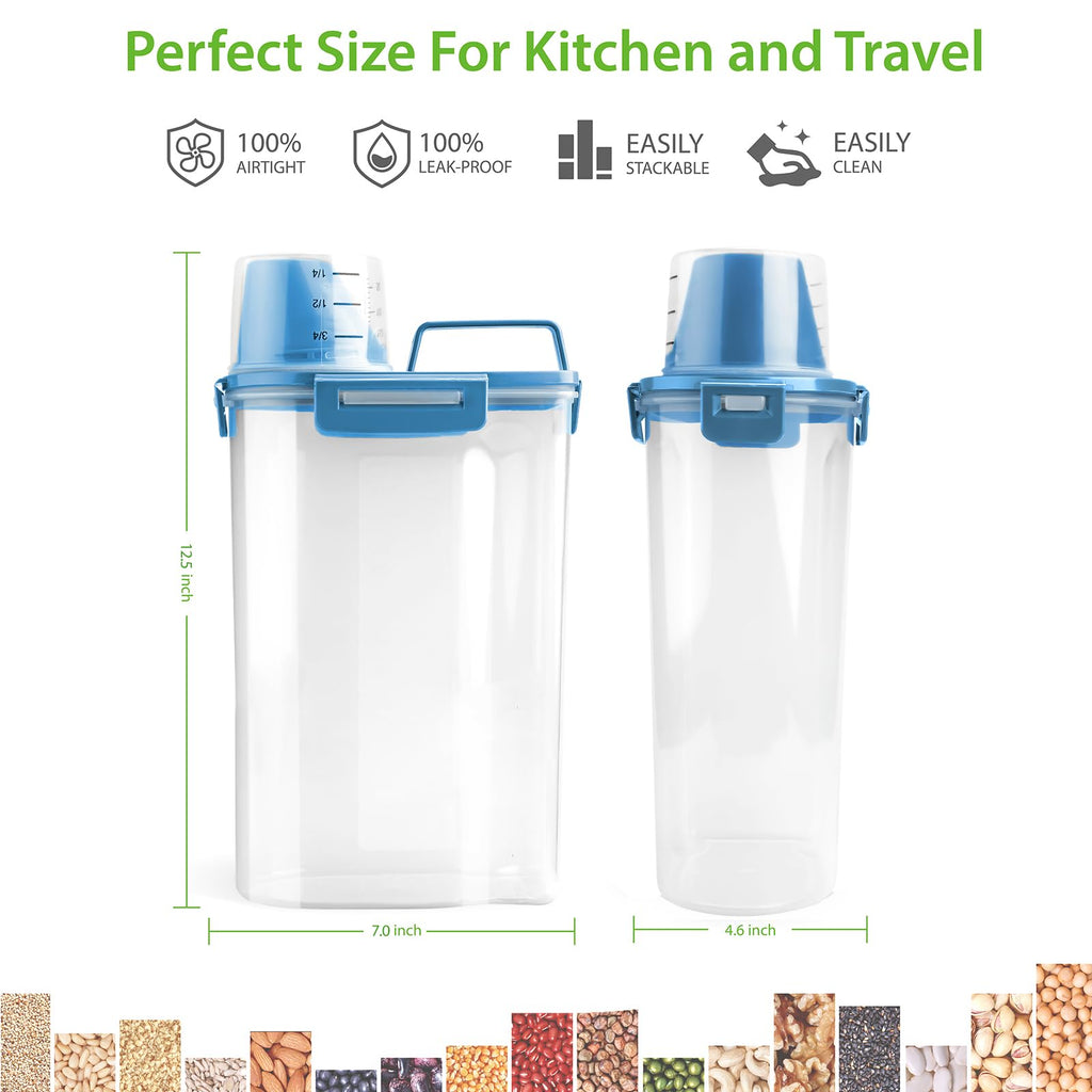 Airtight Rice Storage Container with Measuring Cup A824