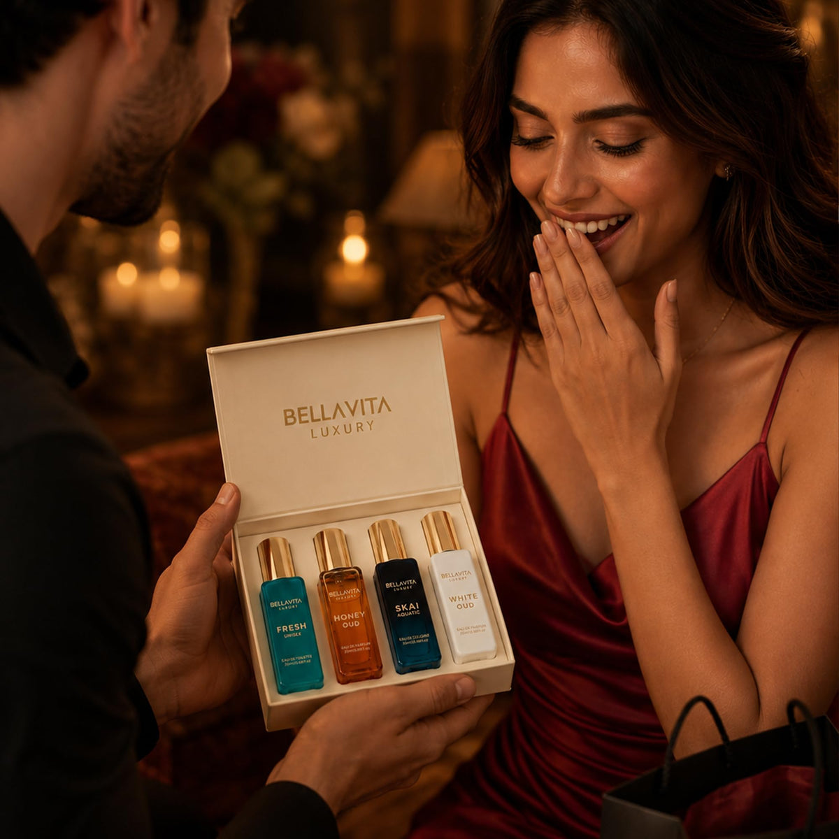 Unisex Perfume Gift Set with Honey & White Oud X6173