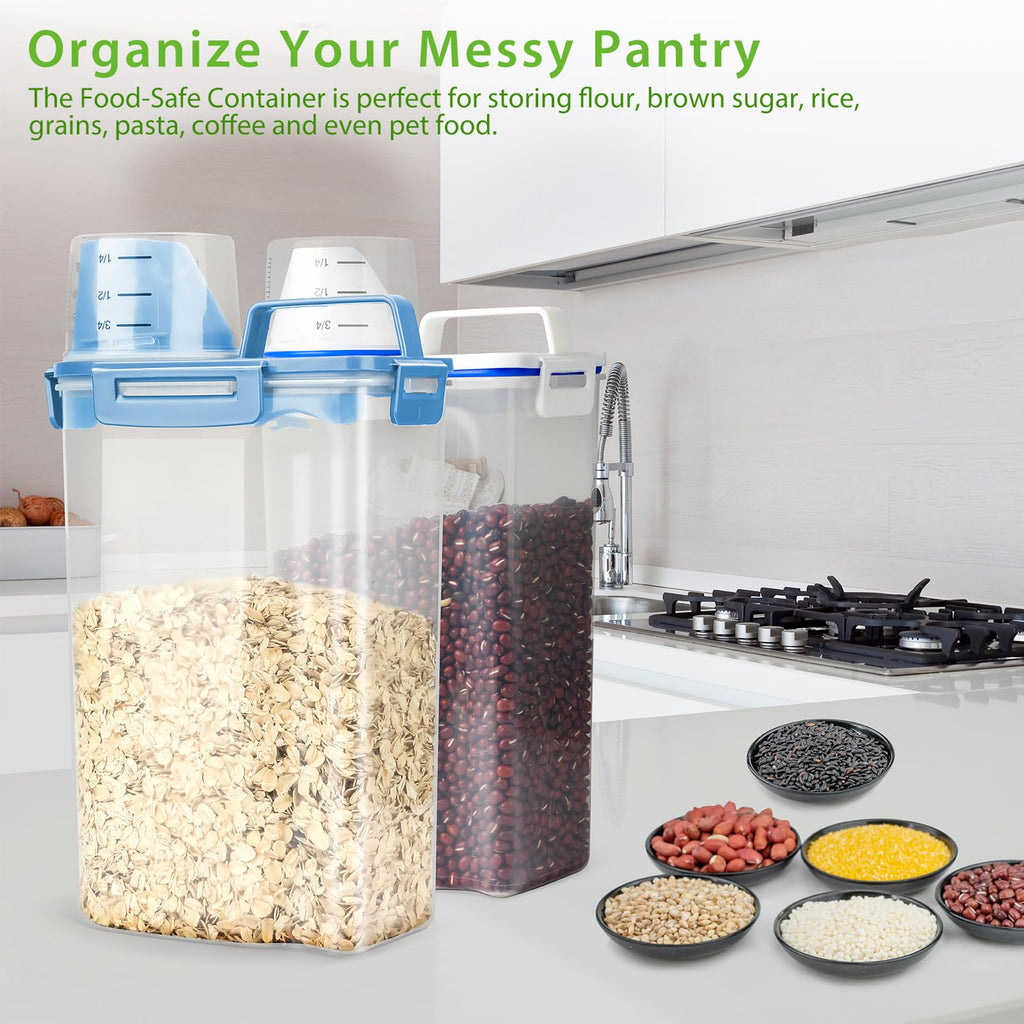 Airtight Rice Storage Container with Measuring Cup A824