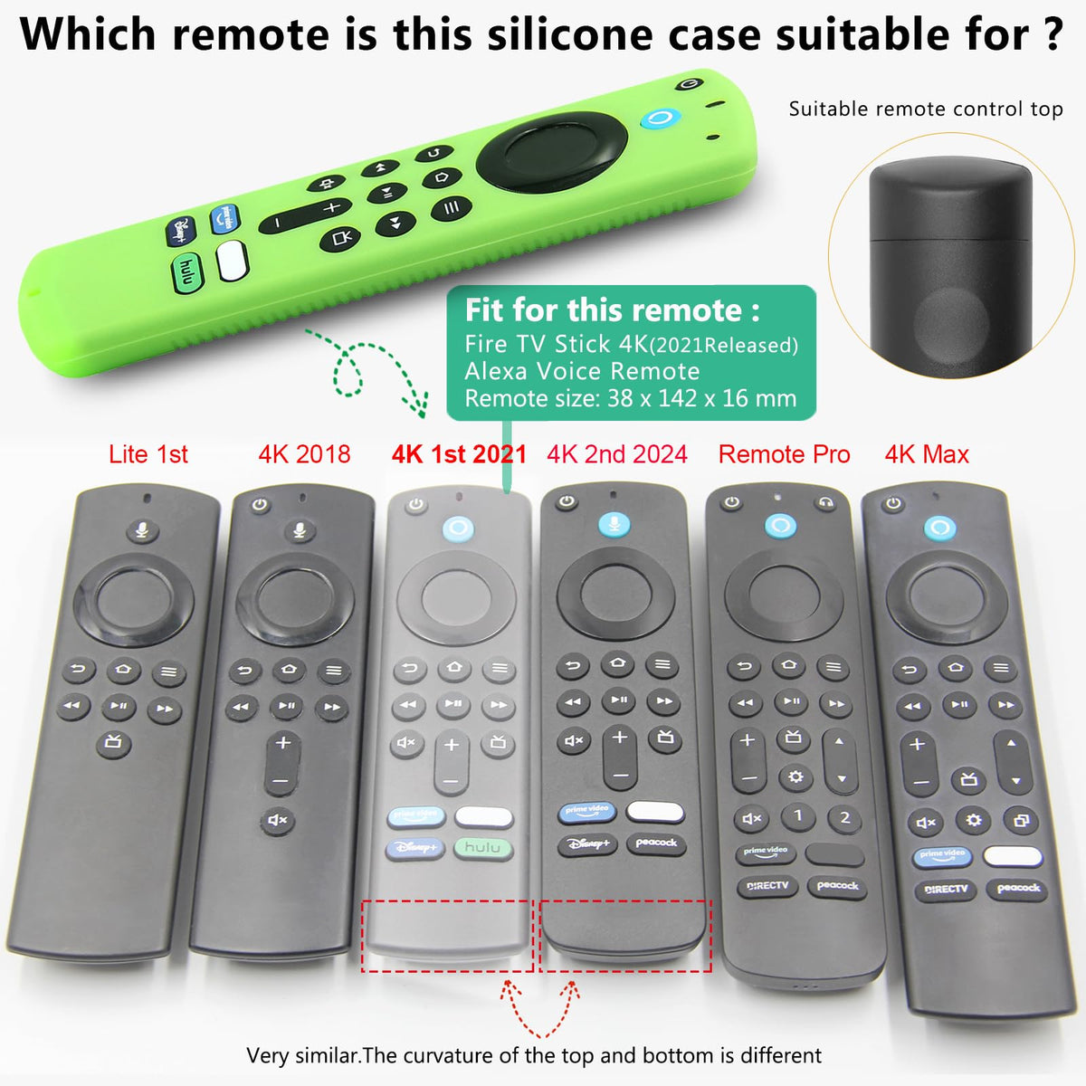 Silicone Remote Cover Case with Wrist Strap M579