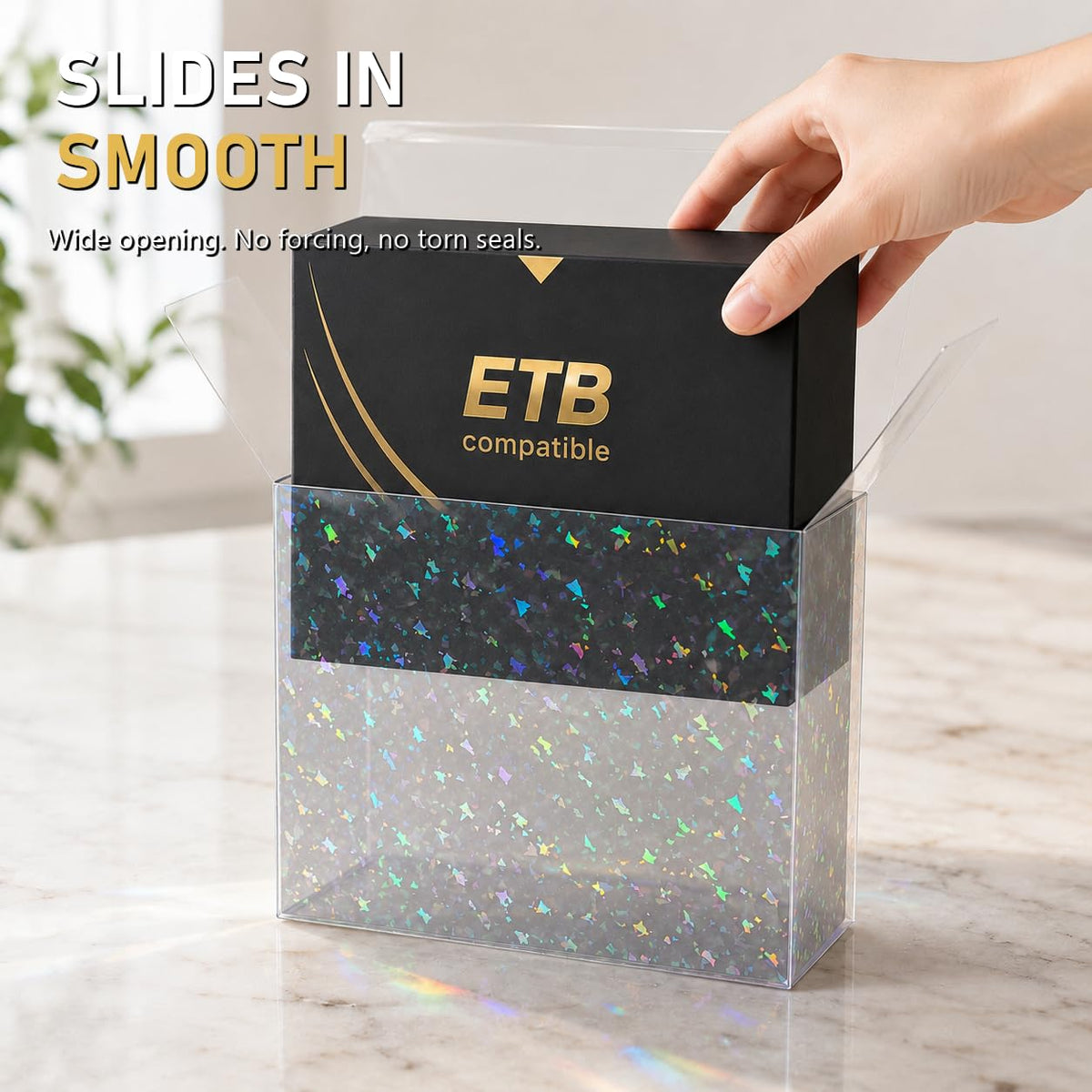 Holographic PET Plastic Elite Trainer Box Protector 20 Pack Y6868
